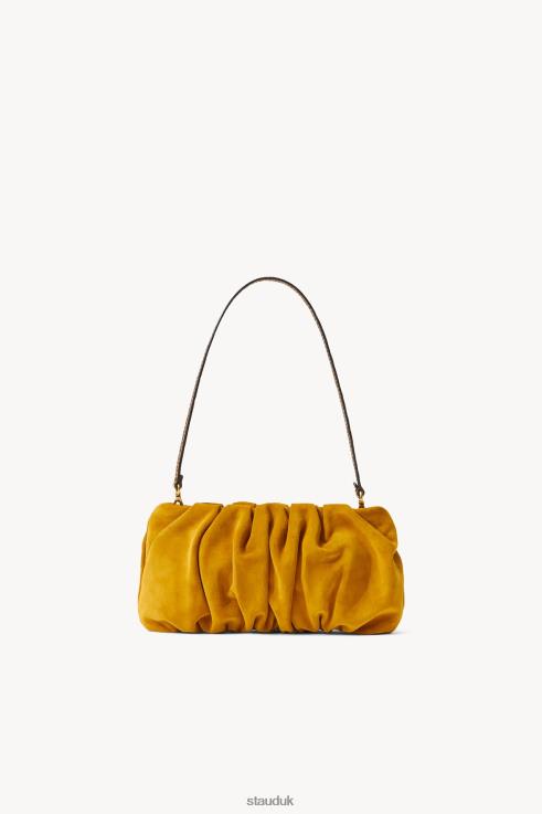 J8R0H840 BEAN BAG Women STAUD Accessories Ocher Suede