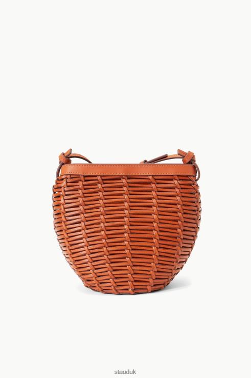 J8R0H650 ANOUK WOVEN CROSSBODY BAG Women STAUD Clothing Tan