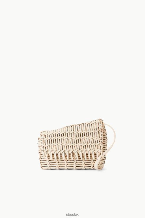 J8R0H703 ACUTE WOVEN CROSSBODY BAG Women STAUD Clothing Cream