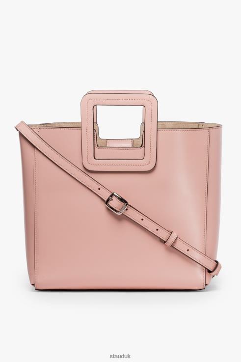J8R0H834 SHIRLEY LEATHER BAG Women STAUD Accessories Dark Blush