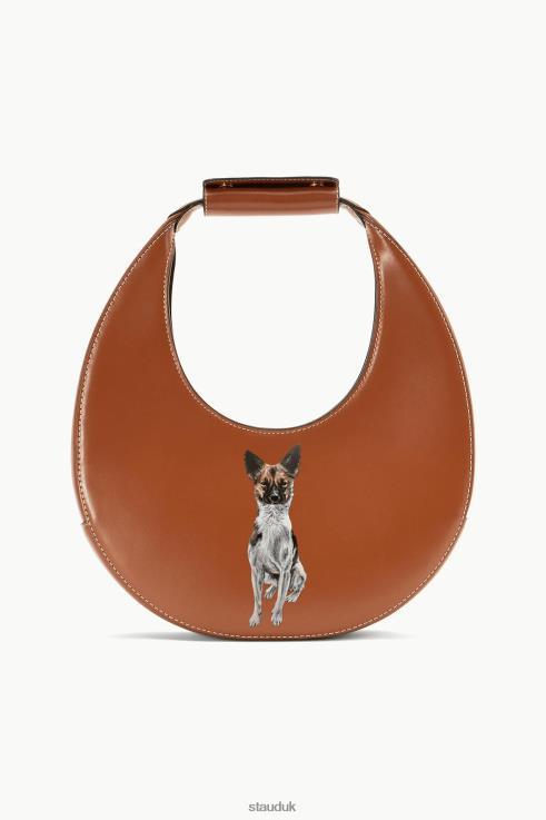 J8R0H1019 CUSTOM MOON BAG Women STAUD Accessories Tan