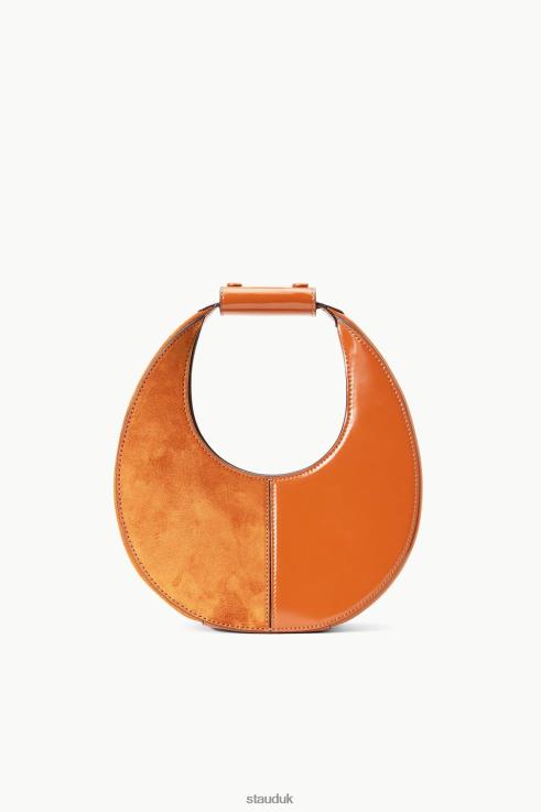 J8R0H815 MINI MOON SPLIT BAG Women STAUD Accessories Tobacco