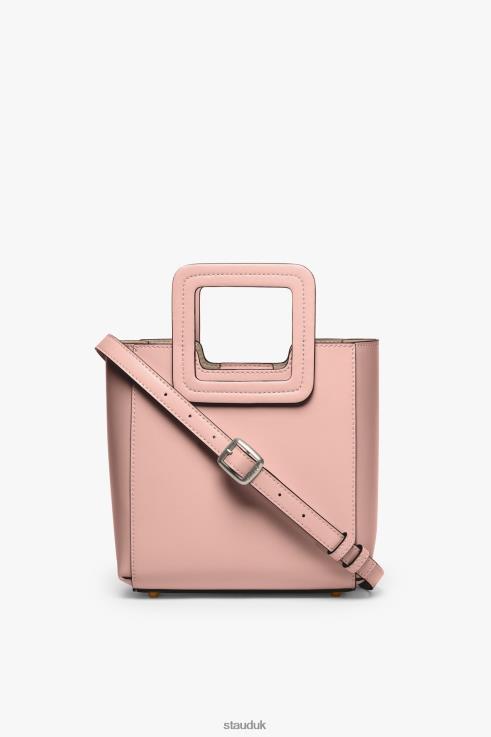 J8R0H825 MINI SHIRLEY LEATHER BAG Women STAUD Accessories Dark Blush