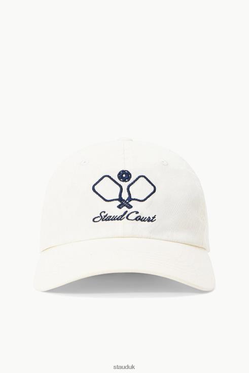 J8R0H857 COURT HAT Women STAUD Accessories White