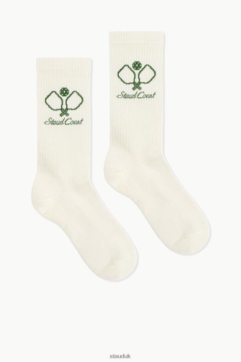 J8R0H860 PICKLEBALL SOCKS Women STAUD Accessories Ivory
