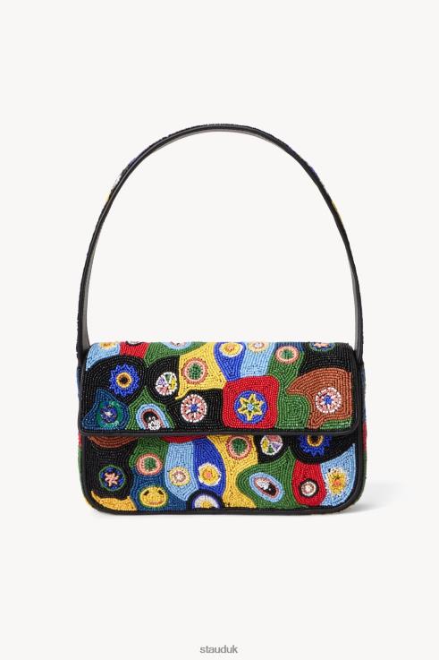 J8R0H717 TOMMY BEADED BAG Women STAUD Clothing Black Millefiori