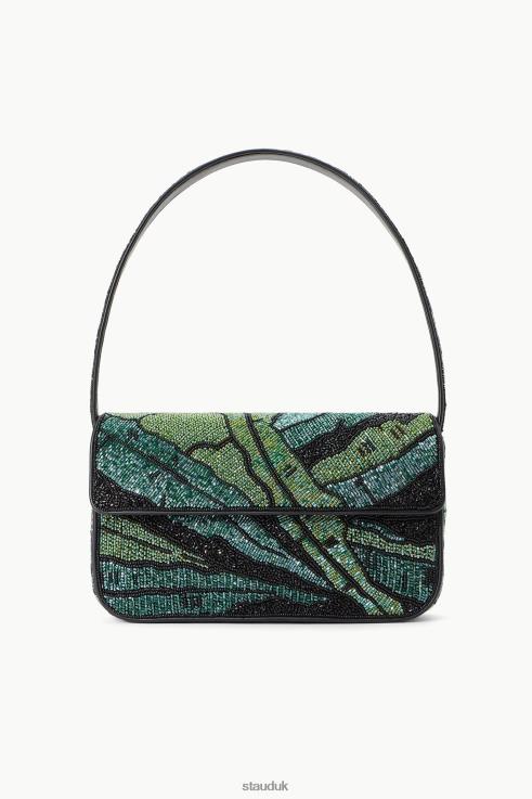 J8R0H721 TOMMY BEADED BAG Women STAUD Clothing Green Palm