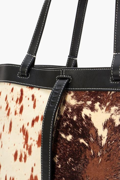 J8R0H793 HENRI BUCKET TOTE Women STAUD Accessories Mixed Haircalf
