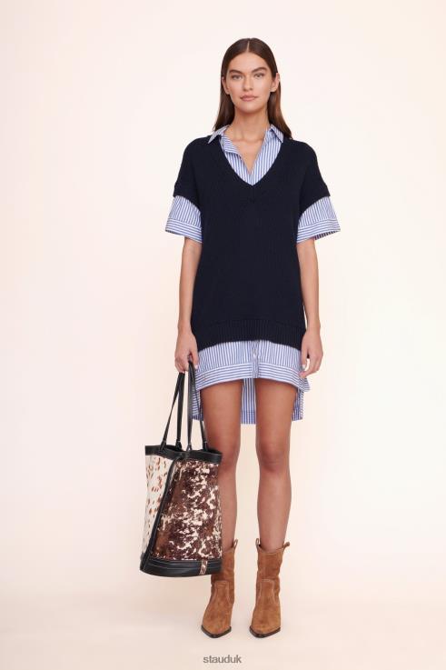 J8R0H793 HENRI BUCKET TOTE Women STAUD Accessories Mixed Haircalf
