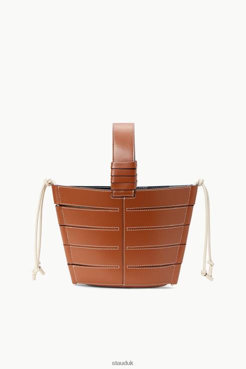 J8R0H847 DIAMOND MINI TOTE Women STAUD Accessories Tan Cream
