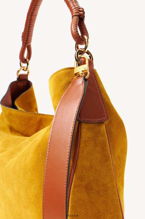 J8R0H849 PERRY BAG Women STAUD Accessories Ocher Tan Suede