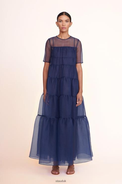 J8R0H103 HYACINTH DRESS Women STAUD Clothing Navy