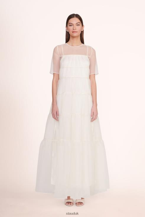 J8R0H106 HYACINTH DRESS Women STAUD Clothing White