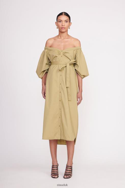 J8R0H109 REESE DRESS Women STAUD Clothing Khaki