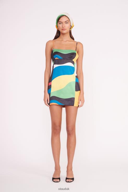 J8R0H10 REMINGTON DRESS Women STAUD Clothing Marble Wave