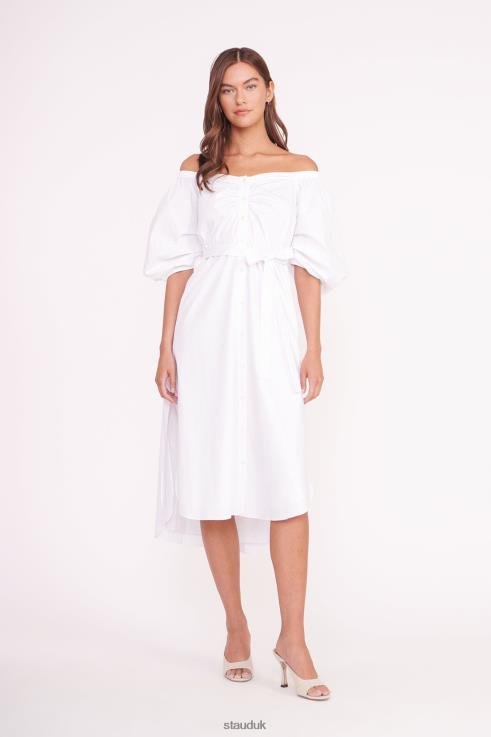 J8R0H110 REESE DRESS Women STAUD Clothing White