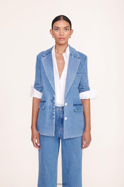 J8R0H614 MAXWELL BLAZER Women STAUD Clothing Medium Wash