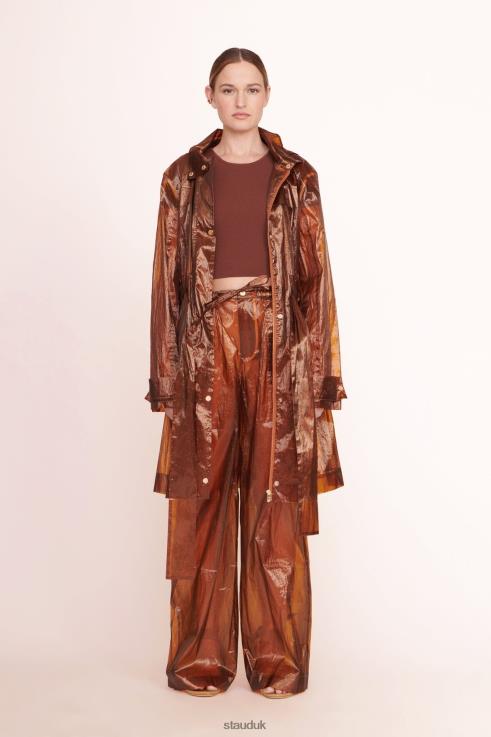 J8R0H621 OLIVER COAT Women STAUD Clothing Amber