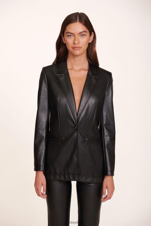 J8R0H623 MADDEN BLAZER Women STAUD Clothing Black Vegan Leather