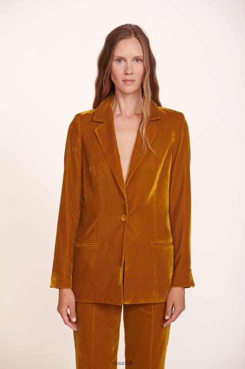 J8R0H626 MADDEN BLAZER Women STAUD Clothing Ocher