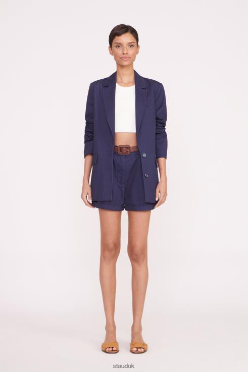 J8R0H517 LUISA SHORT Women STAUD Clothing Navy