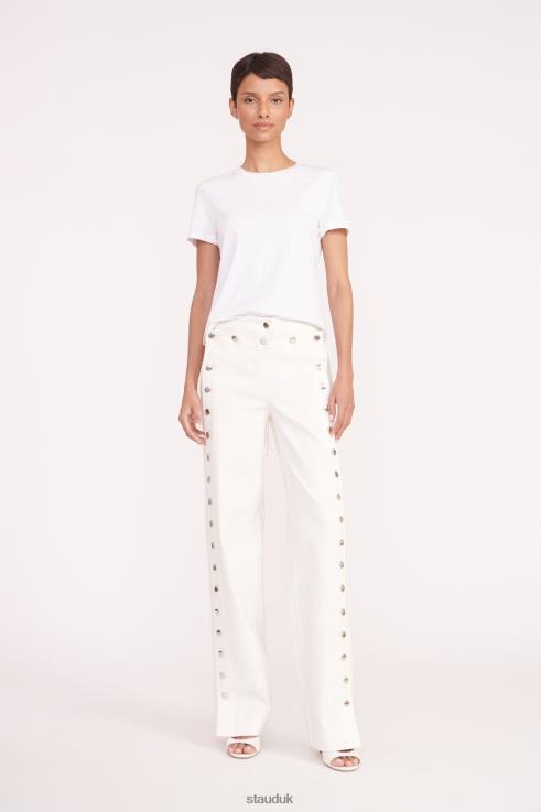 J8R0H520 CARTER PANT Women STAUD Clothing White