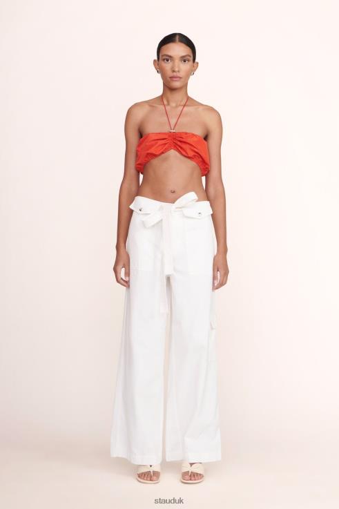 J8R0H521 BRAYDEN PANT Women STAUD Clothing Ivory