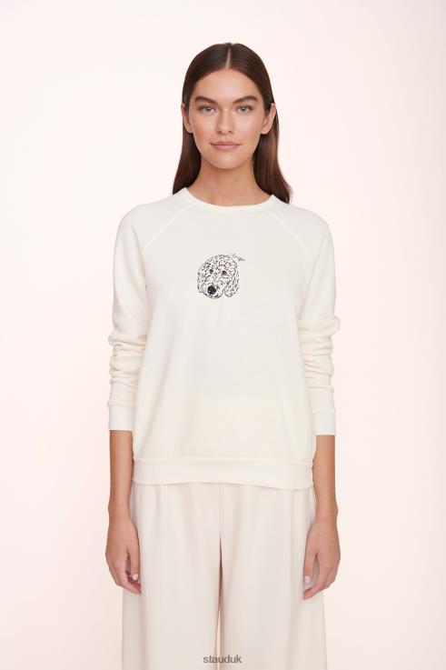 J8R0H1026 CUSTOM SWEATSHIRT Women STAUD x C.BONZ Accessories Cream