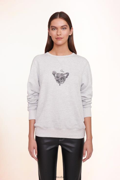 J8R0H1028 CUSTOM UNISEX SWEATSHIRT Women STAUD x C.BONZ Accessories Grey