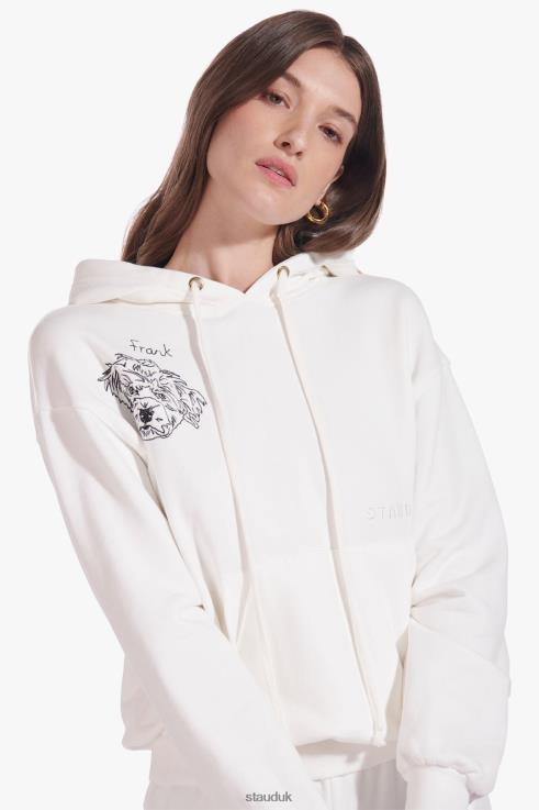 J8R0H1032 CUSTOM HOODED SWEATSHIRT Women STAUD x C.BONZ Accessories Ivory