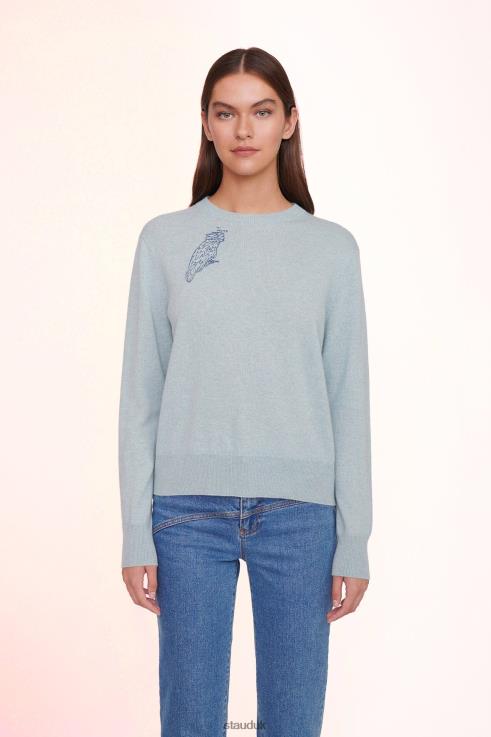 J8R0H1033 CUSTOM CASHMERE SWEATER Women STAUD x C.BONZ Accessories Light Blue