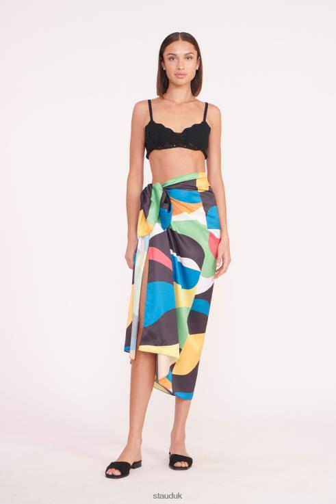 J8R0H664 JESS SARONG Women STAUD Clothing Marble Wave