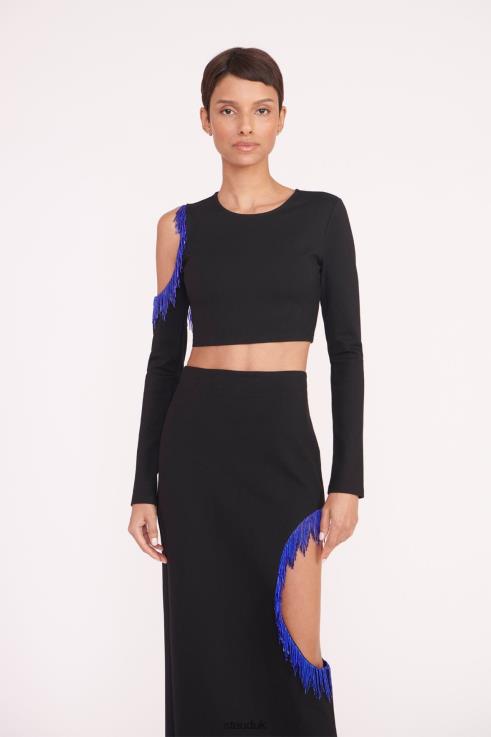 J8R0H321 ELLEN TOP Women STAUD Clothing Black