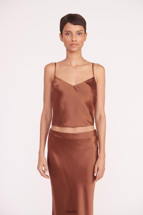 J8R0H323 GRACIE TOP Women STAUD Clothing Clove