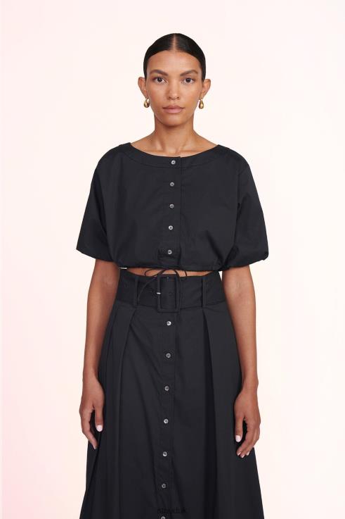J8R0H328 ELLINGTON TOP Women STAUD Clothing Black