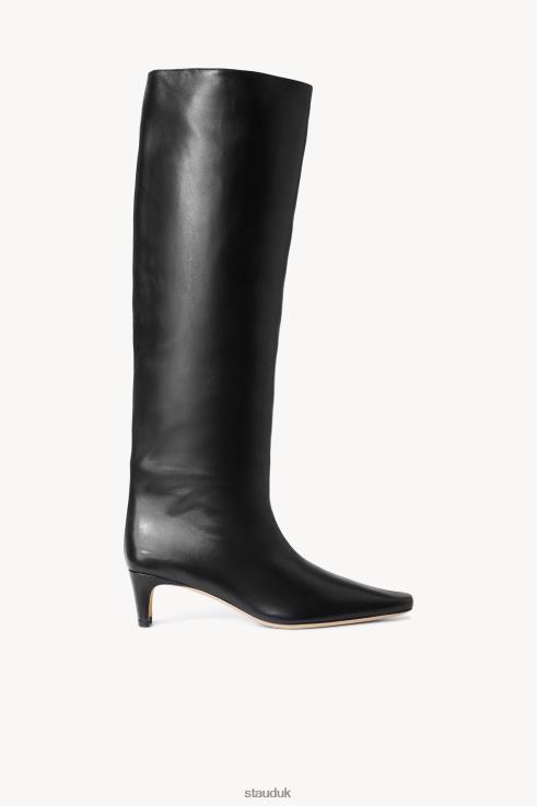 J8R0H964 WALLY BOOT Women STAUD Shoes Black
