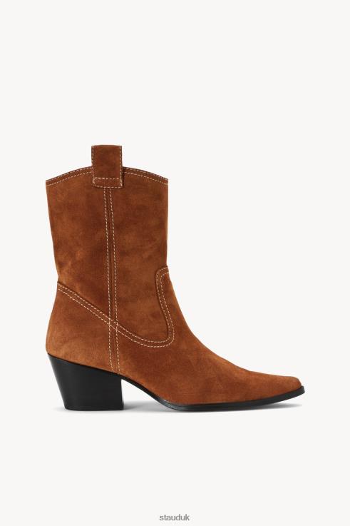 J8R0H972 JUNE BOOT Women STAUD Shoes Tan Suede