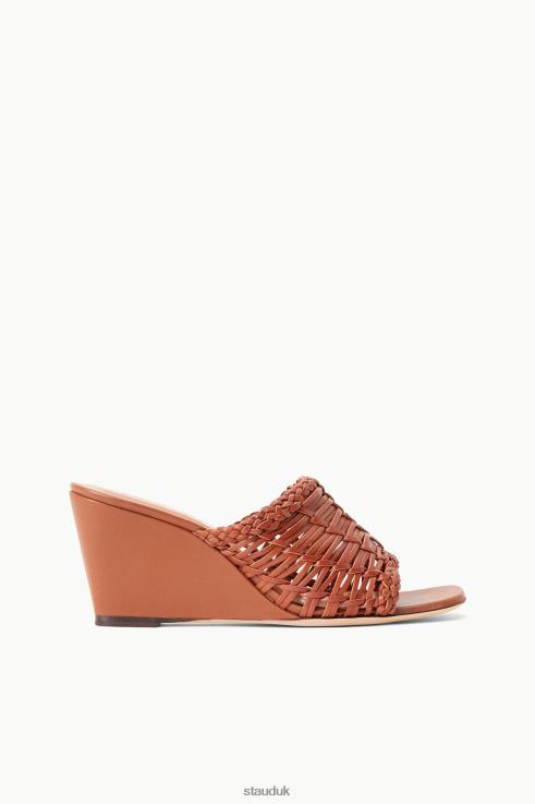 J8R0H698 BLAIR WOVEN WEDGE Women STAUD Clothing Tan