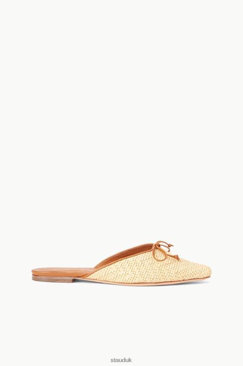 J8R0H957 GINA MULE RAFFIA Women STAUD Shoes Natural