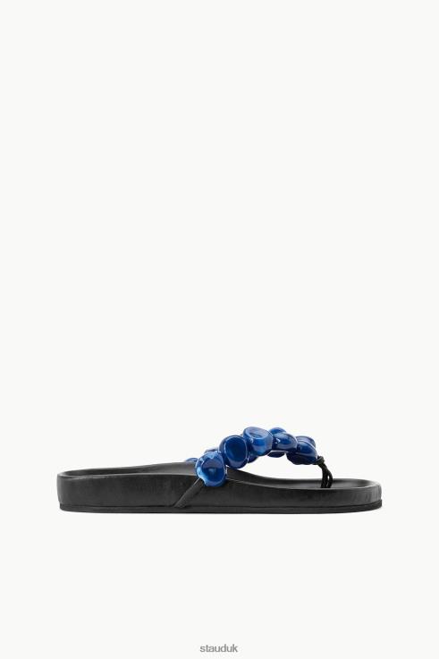 J8R0H655 ANDRE SLIDE Women STAUD Clothing Black Lapis