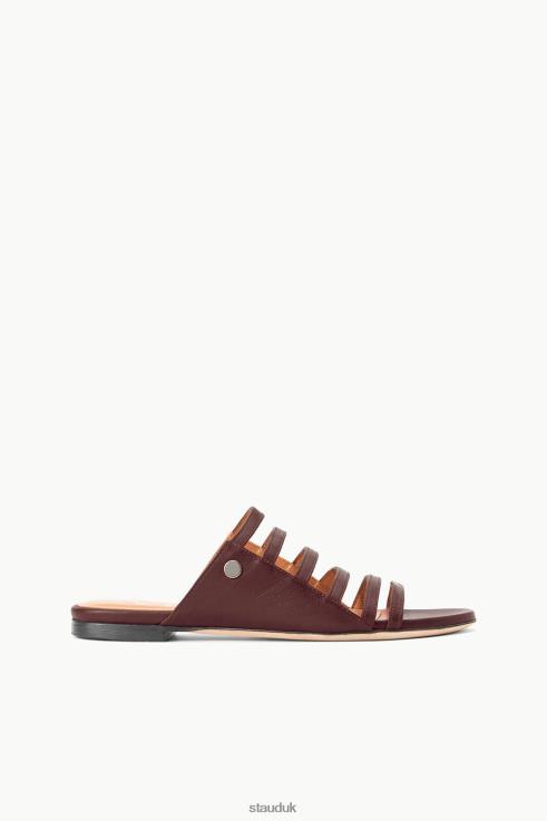 J8R0H732 EMMA SANDAL Women STAUD Clothing Mahogany
