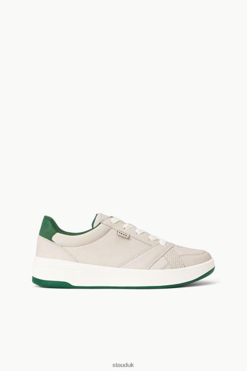 J8R0H862 THE COURT SNEAKER Women STAUD + KEDS Shoes Cream Green